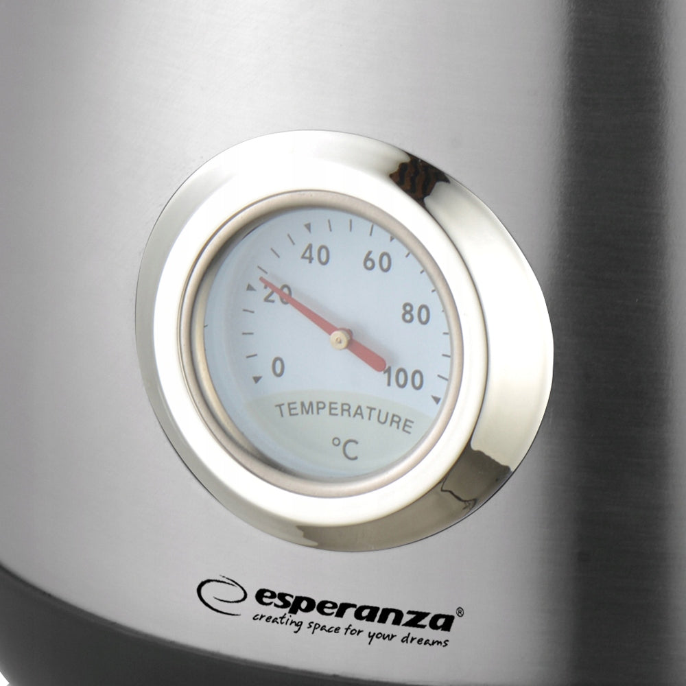 ELECTRIC KETTLE EKK029 THAMES SILVER 1,7L ESPERANZA SUPER DESIGN Model THAMES