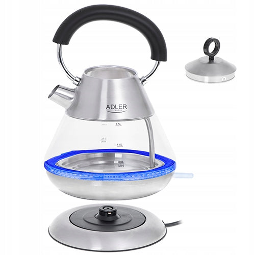 ELECTRIC KETTLE GLASS LED 1,5L 2200W STRIX Wireless Illuminated Manufacturer code AD1282
