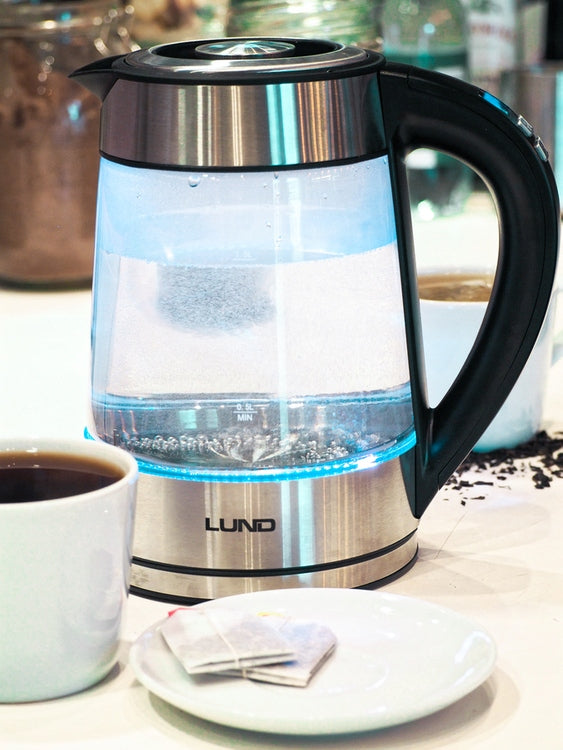 ELECTRIC KETTLE GLASS LED 1.7L TEMPERATURE CONTROL 68173 LUND Material synthetic material