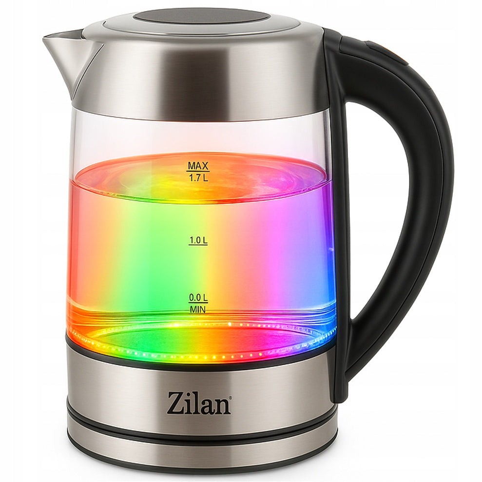 ELECTRIC KETTLE GLASS LED WITH TEMPERATURE CONTROL 2200W