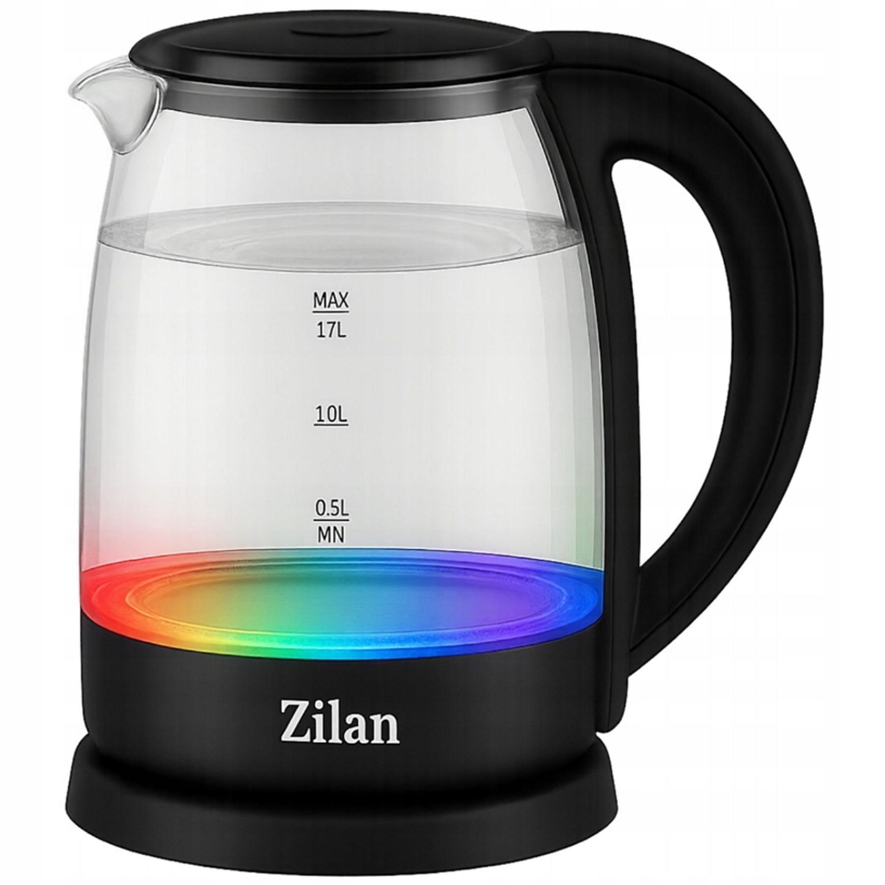 ELECTRIC KETTLE GLASS TEMPERATURE CONTROL 5 COLORS LED 2200W