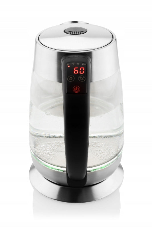 ELECTRIC KETTLE WIRELESS GLASS Temperature Control °C 1,8l 2200W Packaging status original