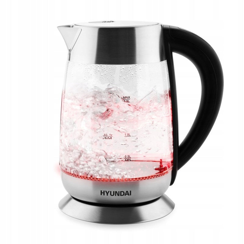 ELECTRIC KETTLE WIRELESS GLASS Temperature Control °C 1,8l 2200W
