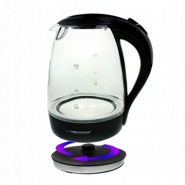 ELECTRIC KETTLE WIRELESS LARGE GLASS ILLUMINATED 2200W 1,7L Model 385799819