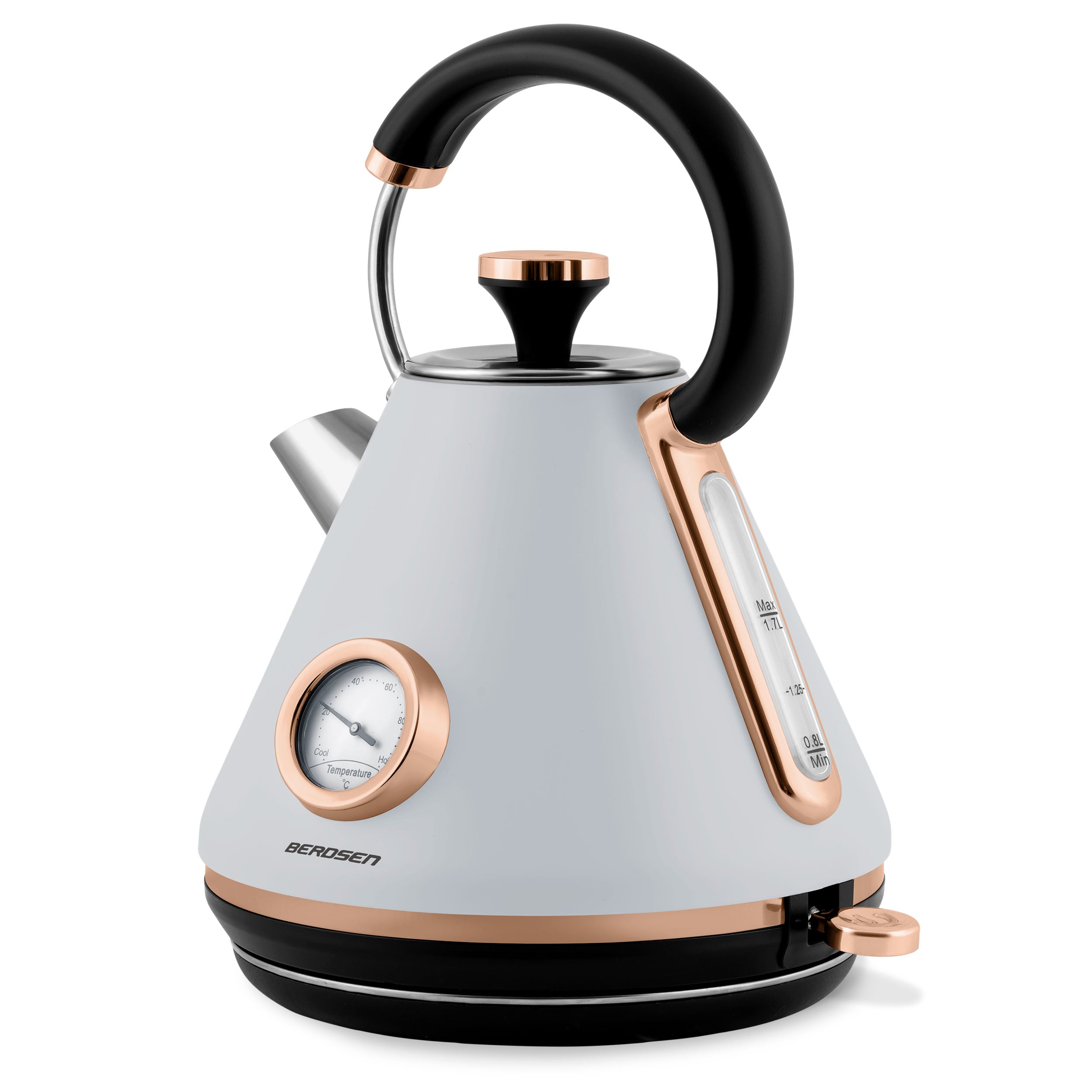 ELECTRIC KETTLE WITH RETRO WIRELESS THERMOMETER 1,7L BERDSEN Capacity 1.7 l