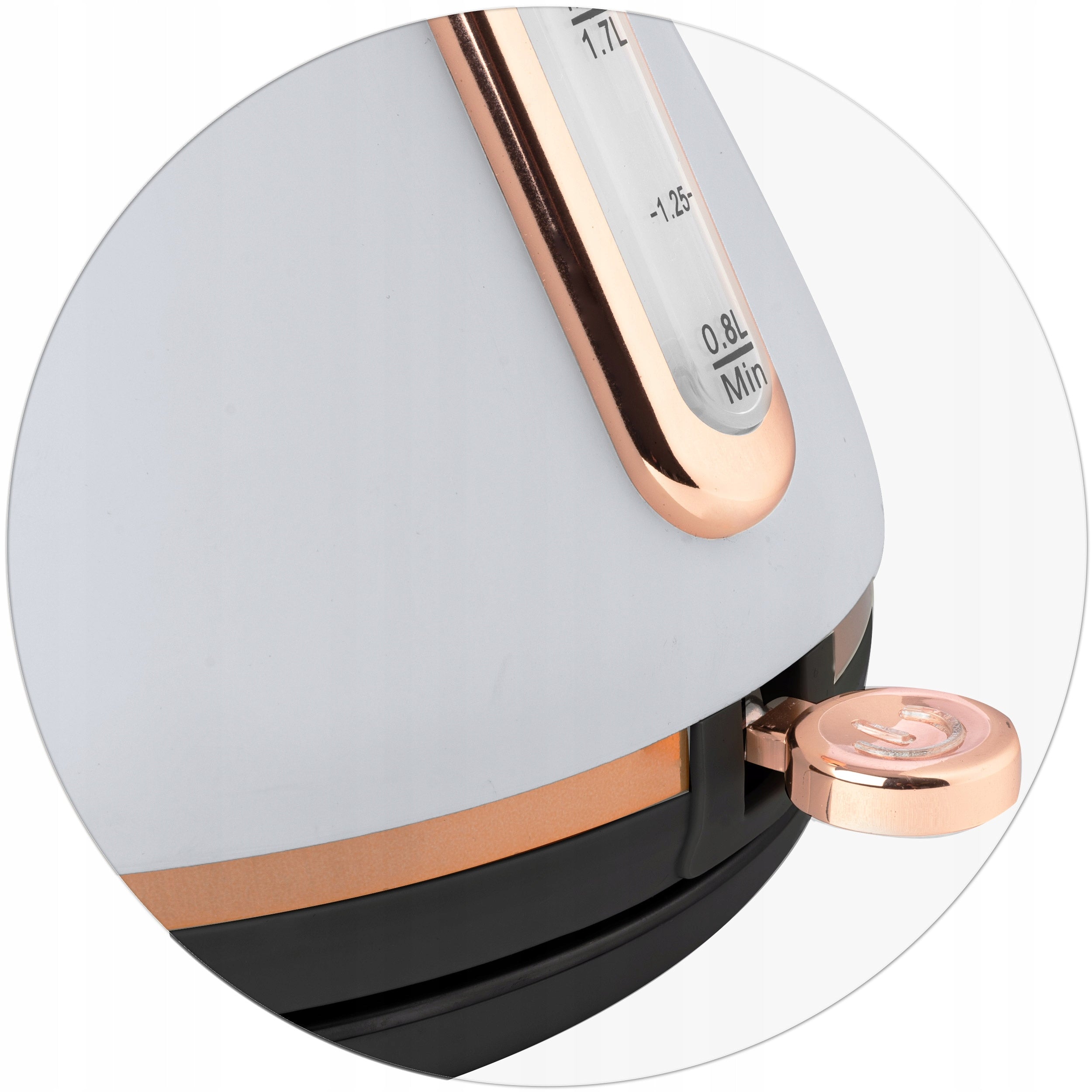 ELECTRIC KETTLE WITH RETRO WIRELESS THERMOMETER 1,7L BERDSEN Dominant color silver/gray