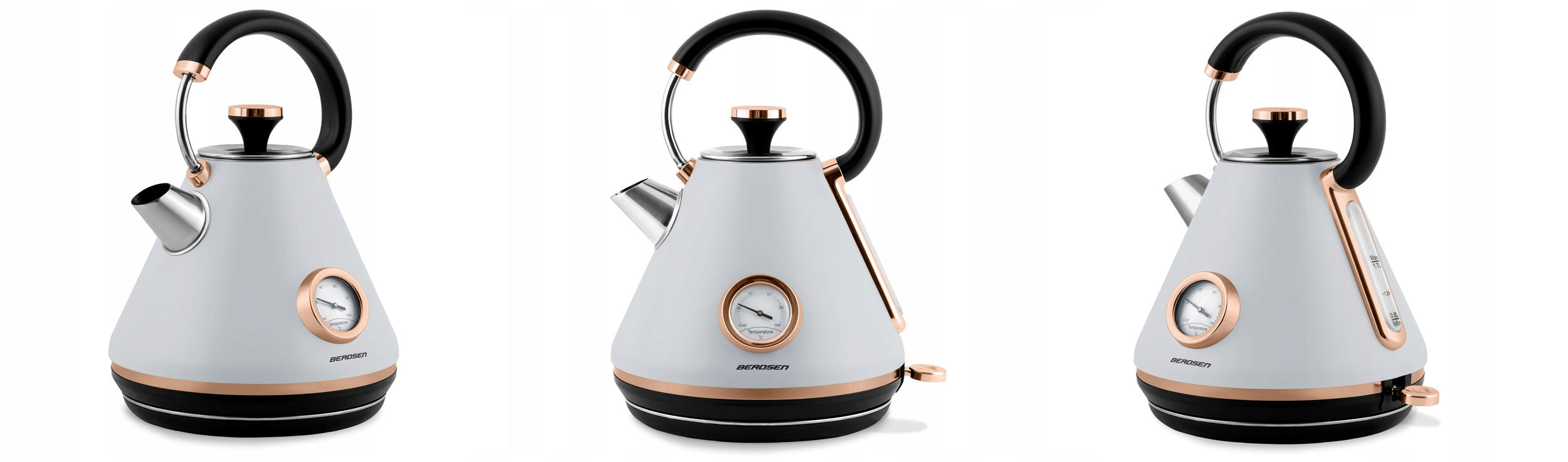 ELECTRIC KETTLE WITH RETRO WIRELESS THERMOMETER 1,7L BERDSEN EAN (GTIN) 5903890608811