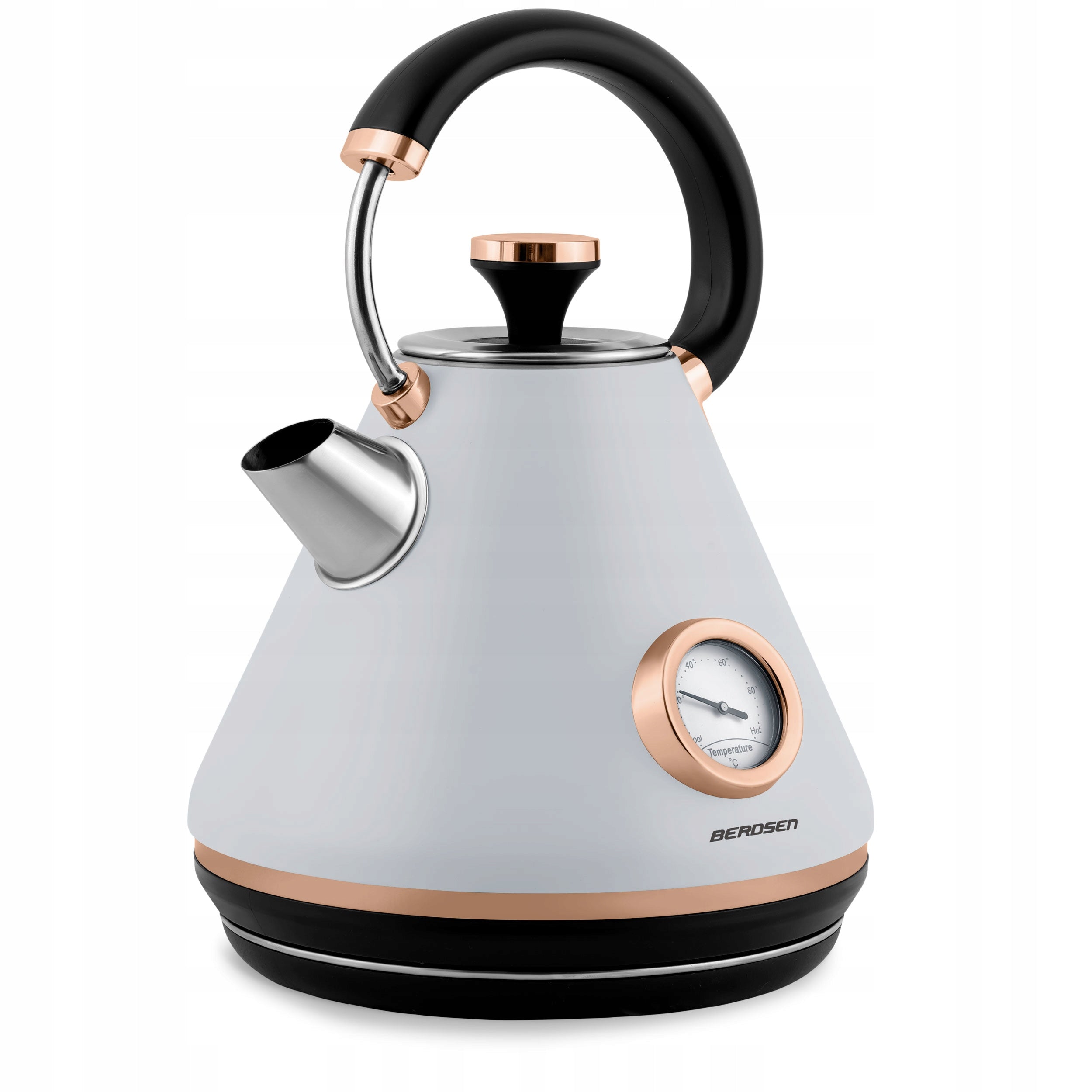 ELECTRIC KETTLE WITH RETRO WIRELESS THERMOMETER 1,7L BERDSEN Manufacturer code 370102