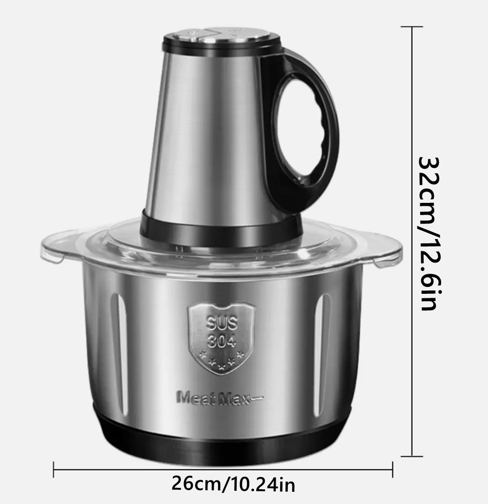 ELECTRIC KITCHEN SHREDDER, 500 W, FOR FRUIT VEGETABLES, MEAT SPICES Packaging status original