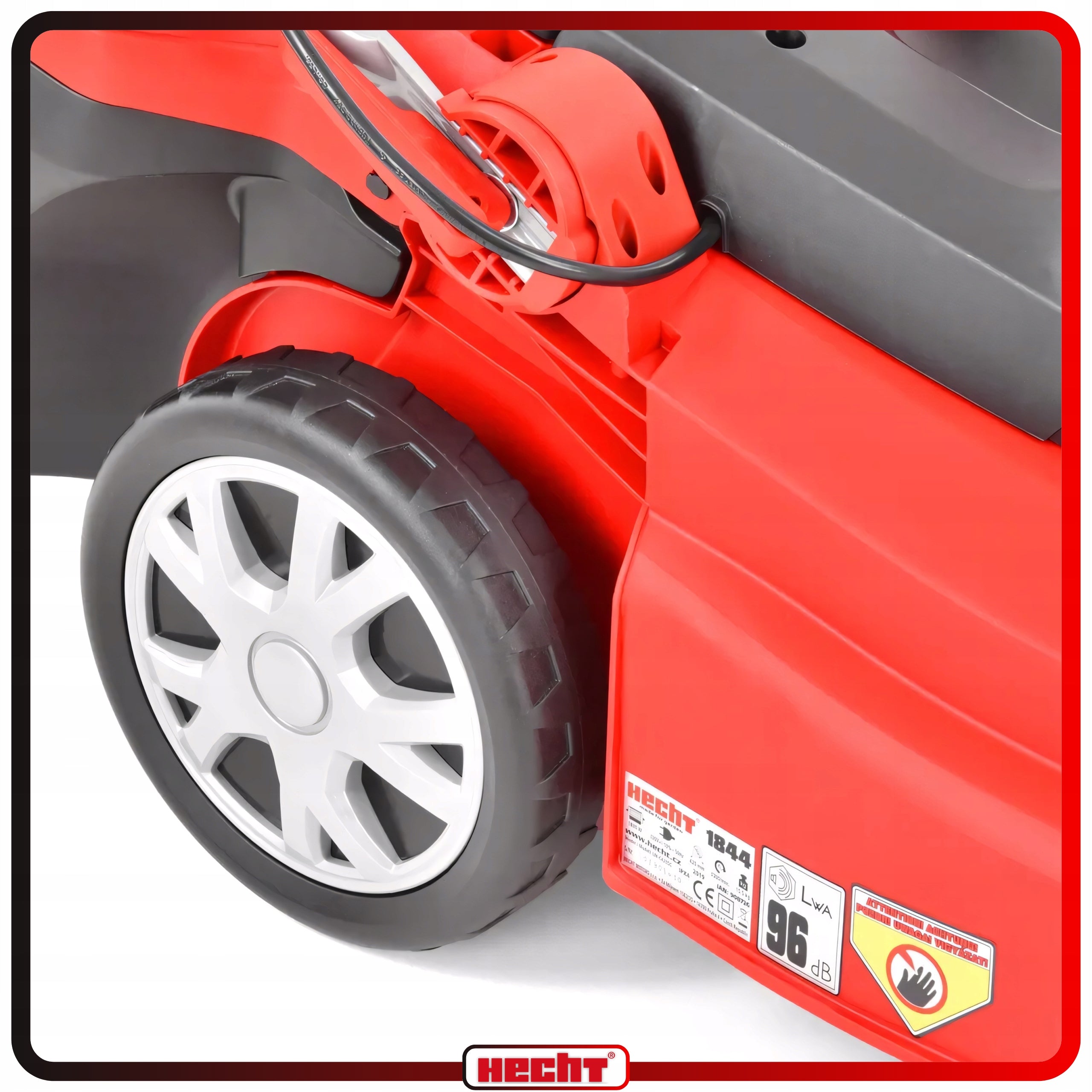 ELECTRIC LAWN MOWER HECHT 1844 POWER 1800W WIDTH 42CM BASKET 50L Series brak