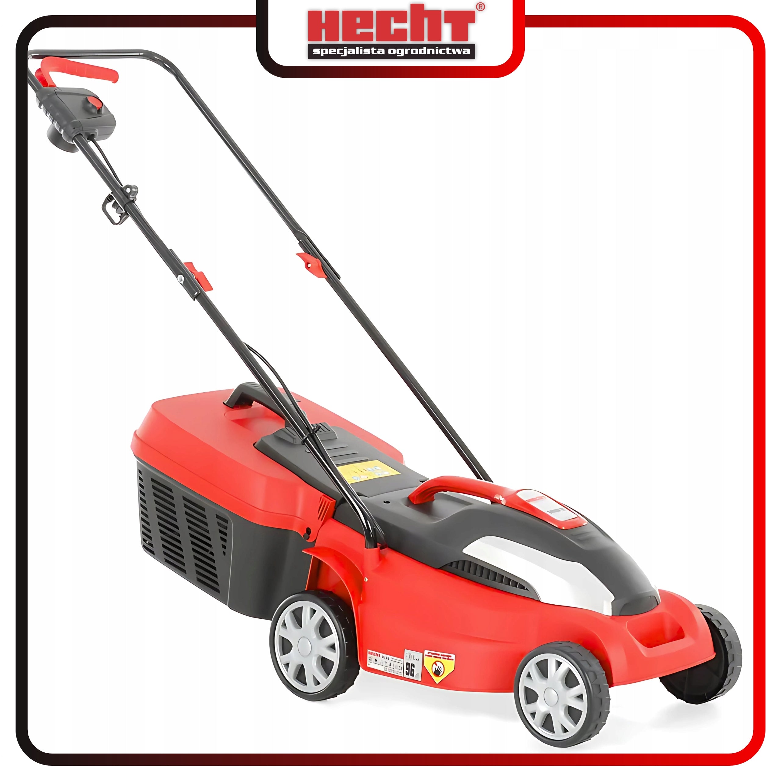 ELECTRIC LAWN MOWER POWER 1400W WIDTH 34CM BASKET 35L HECHT 1434 Packaging status original