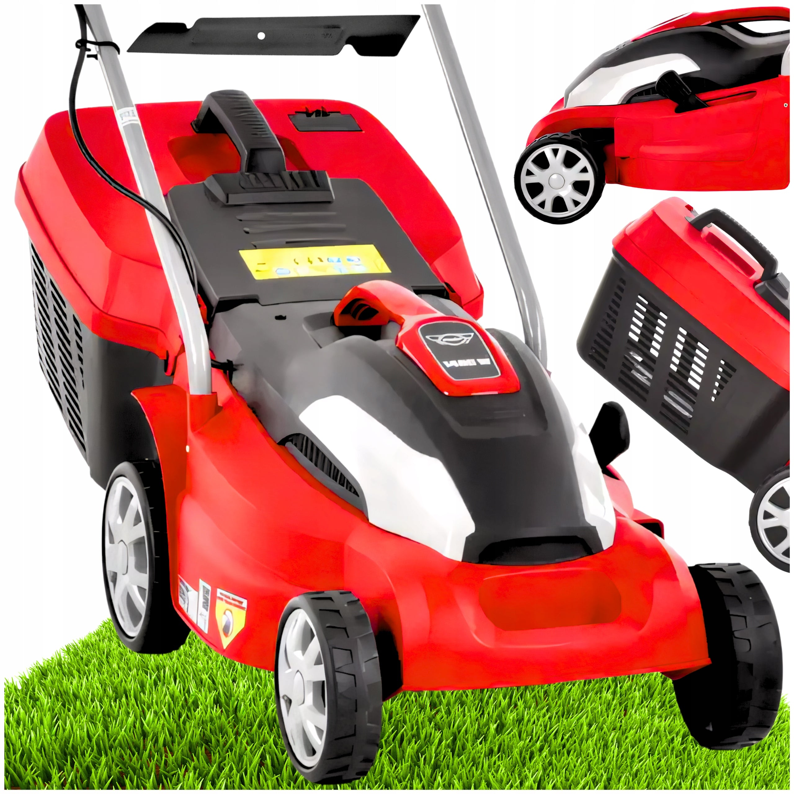 ELECTRIC LAWN MOWER POWER 1400W WIDTH 34CM BASKET 35L HECHT 1434