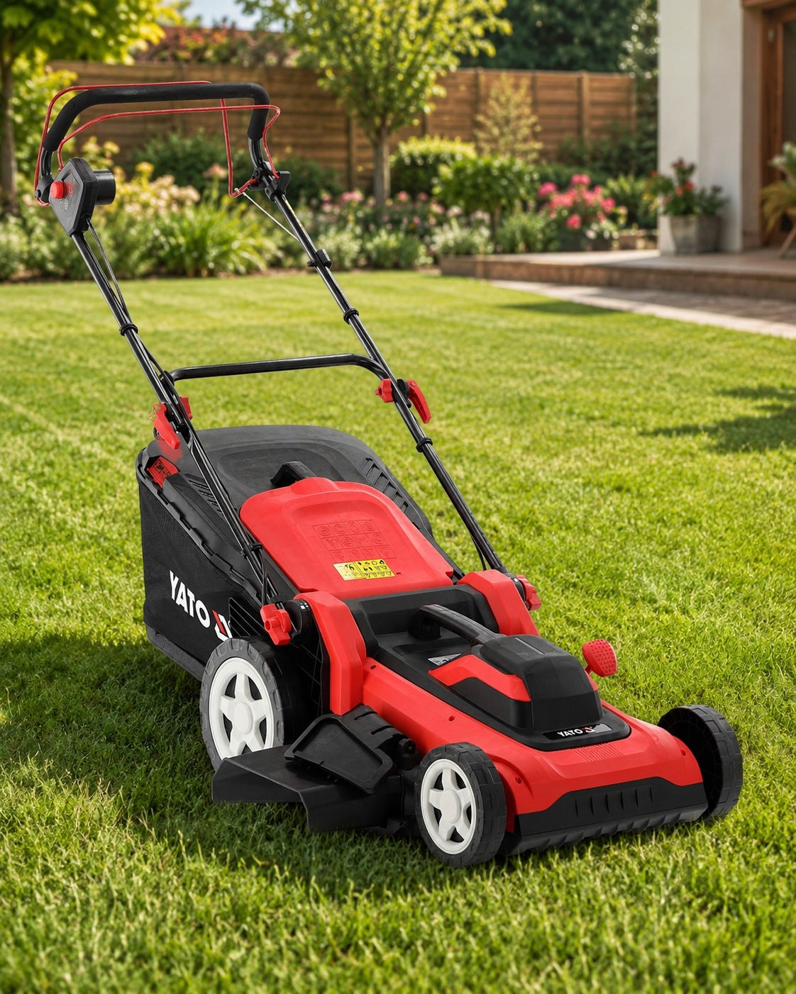 ELECTRIC LAWN MOWER POWER 2000W WIDTH 46CM BASKET 60L SIDE EJECTION Manufacturer code YT-851993