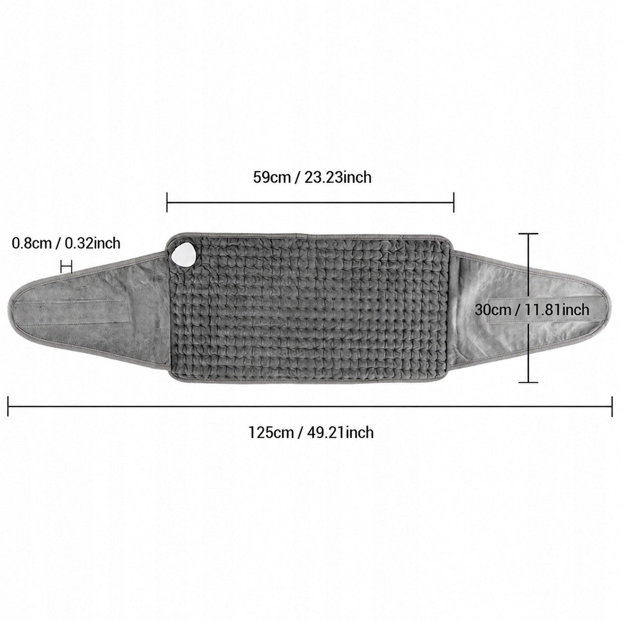 ELECTRIC LUMBAR BELT HEATING PAD WITH 9 DEGREES OF HEATING Packaging status original