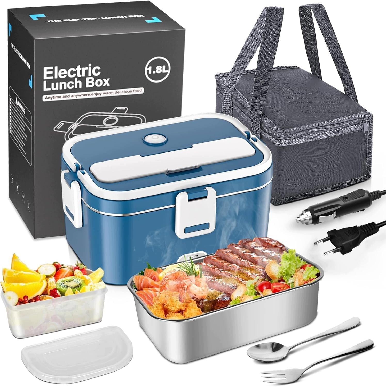 ELECTRIC LUNCH BOX 1,8L 12V 24V 240V STEEL
