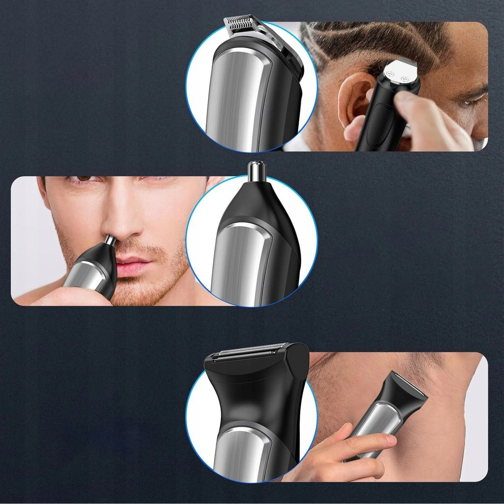 ELECTRIC MALE TRIMMER 5 HEADS 19 POSITIONS LED LENGTH FOR FACE Brand no brand