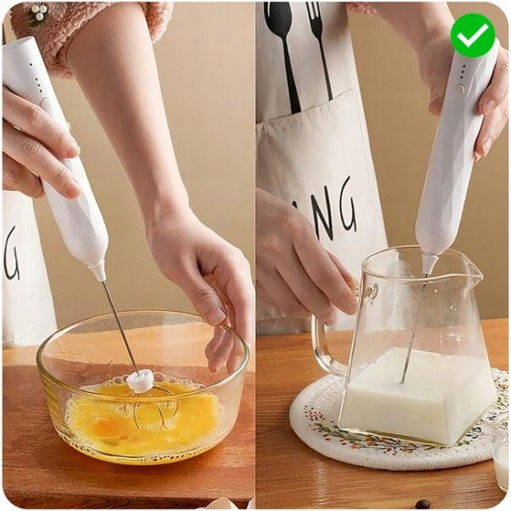 ELECTRIC MANUAL MILK FROTHER WAND FOR MIXING MATCHY USB MIXER Brand no brand