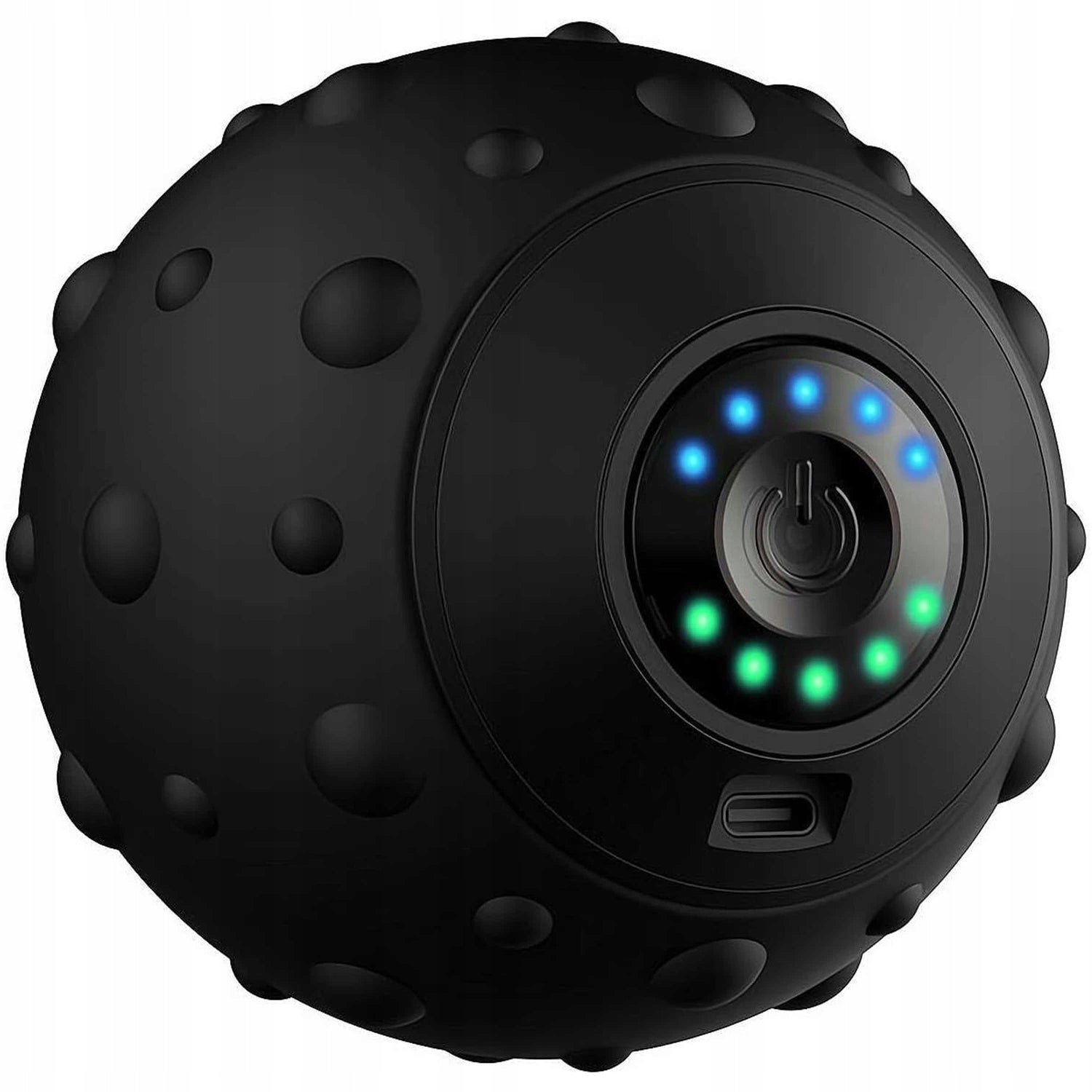 ELECTRIC MASSAGE BALL 5 VIBRATION MODES USB-C FOR FEET AND MUSCLES BLACK