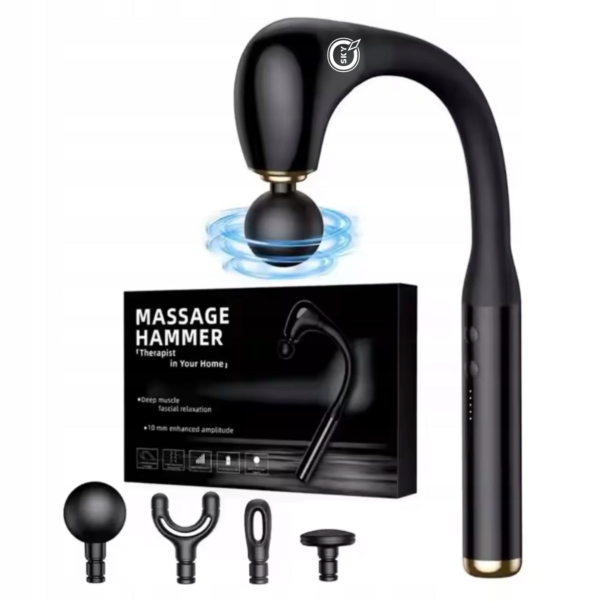 ELECTRIC MASSAGE GUN BACK SHOULDER MASSAGER FOR DEEP TISSUES