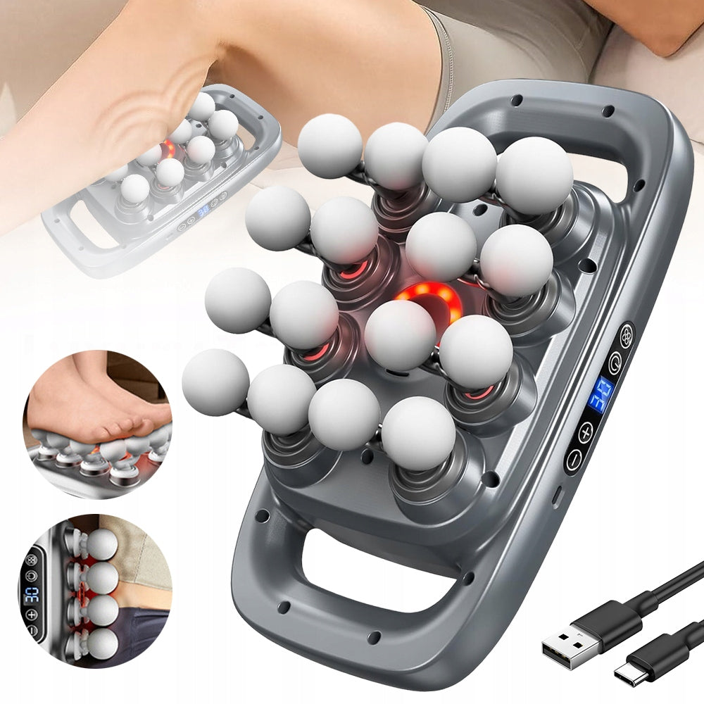 ELECTRIC MASSAGE GUN WITH 16 HEADS FOR MUSCLE RELAXATION Brand no brand