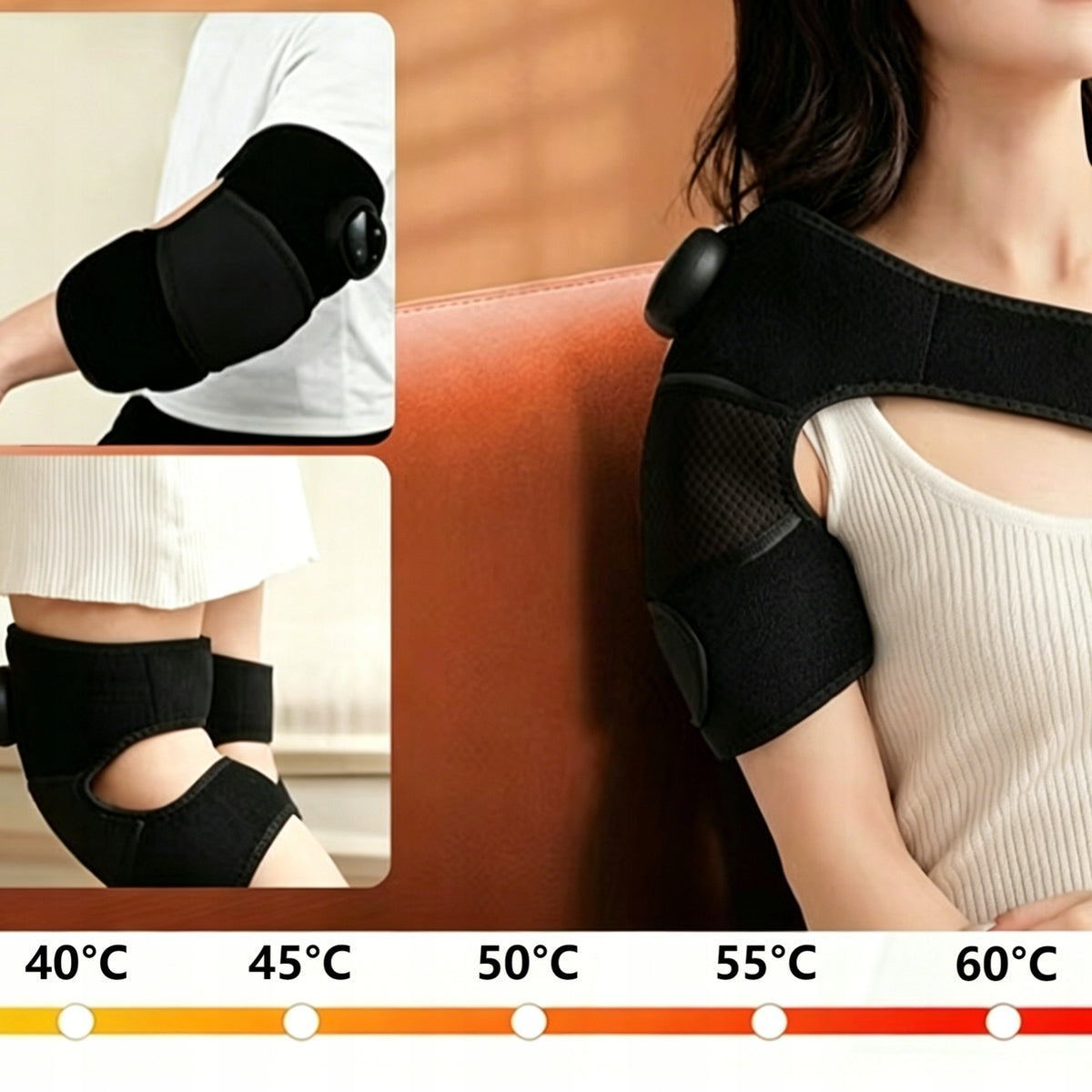 ELECTRIC MASSAGER ELBOW KNEE SHOULDER MASSAGE HEATING PAIN RELIEF Manufacturer code YFDZ-Opaska grzewcza