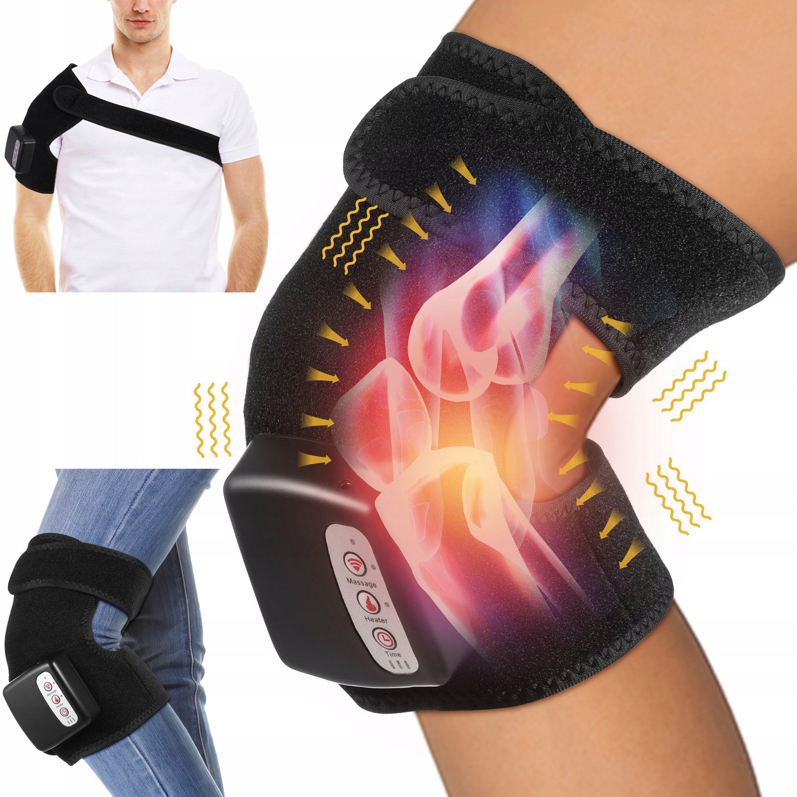 ELECTRIC MASSAGER ELBOW KNEE SHOULDER MASSAGE HEATING RELIEFS