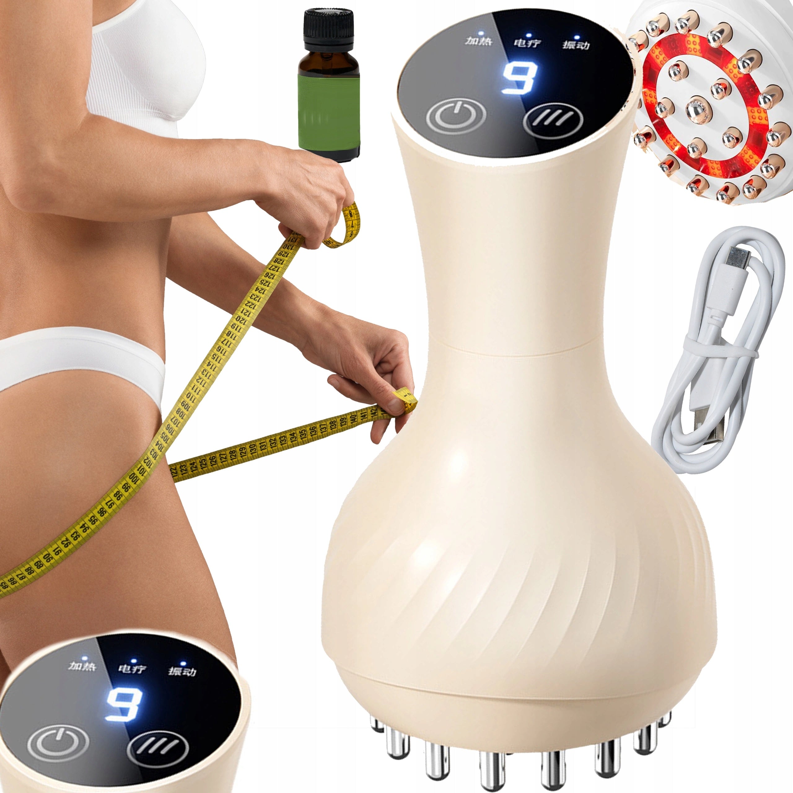 ELECTRIC MASSAGER MERIDIAN BRUSH SLIMMING DRAINAGE FIRMING BODY