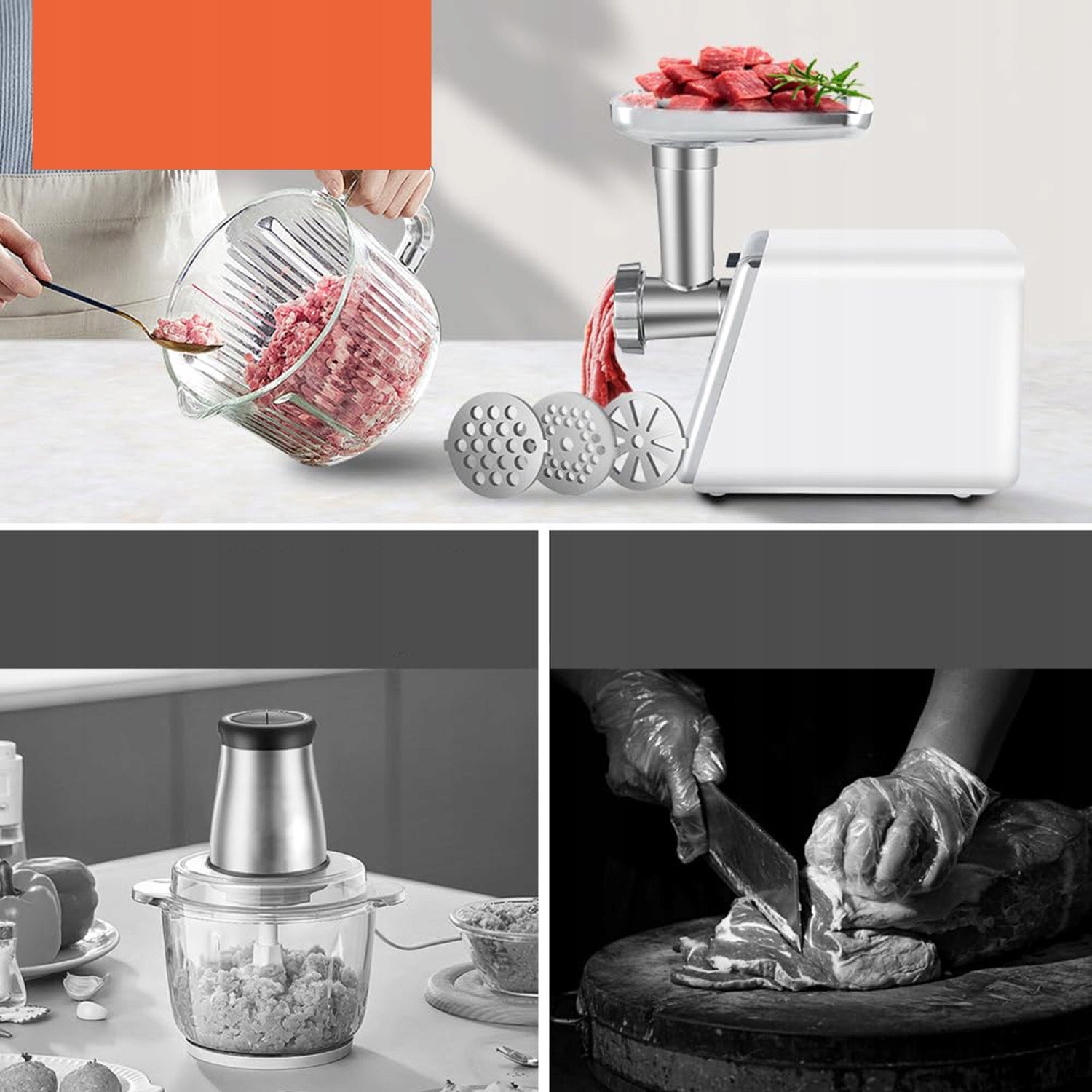 ELECTRIC MEAT GRINDER 220V MULTIFUNCTIONAL 1000W Brand no brand