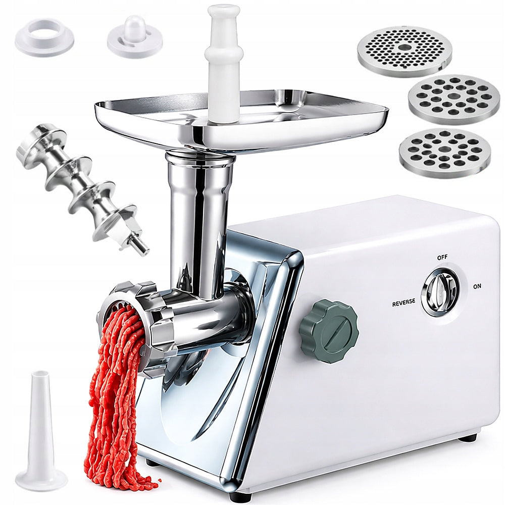 ELECTRIC MEAT GRINDER FOR SAUSAGE FILLING 600W 3 STRAINERS