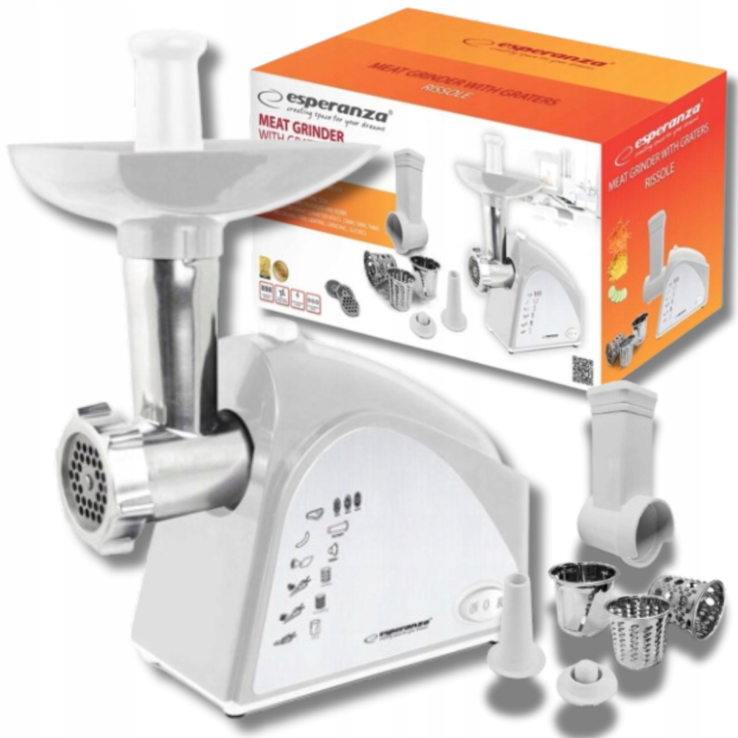 ELECTRIC MEAT GRINDER SAUSAGE SHREDDER 2200W Packaging status original
