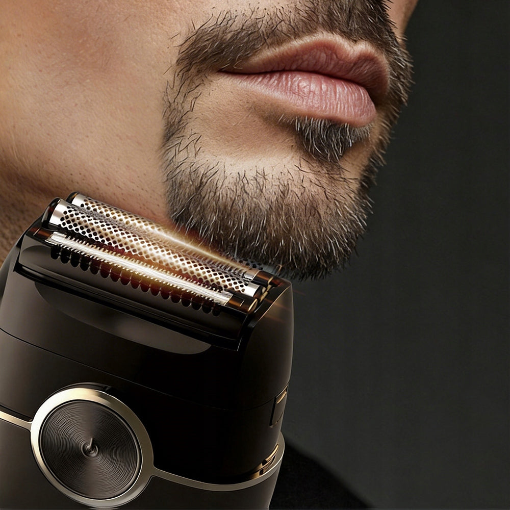 ELECTRIC MEN'S SHAVER 4 HEADS LED DISPLAY FAST CHARGING Wireless operating time 120 min
