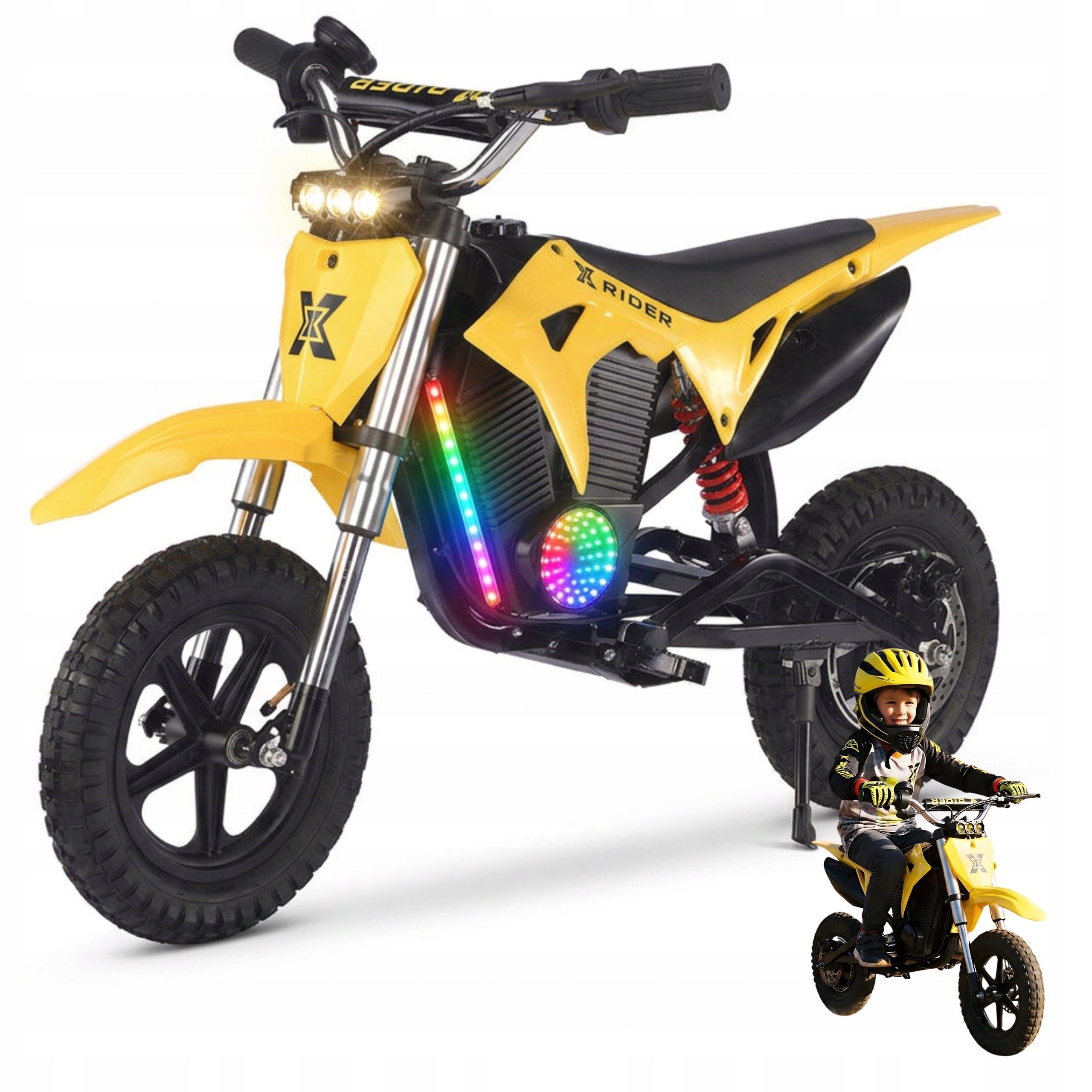 ELECTRIC MOTOR FOR CHILDREN MINI KROS XRIDER 12 Pro RECHARGEABLE CERTIFICATE
