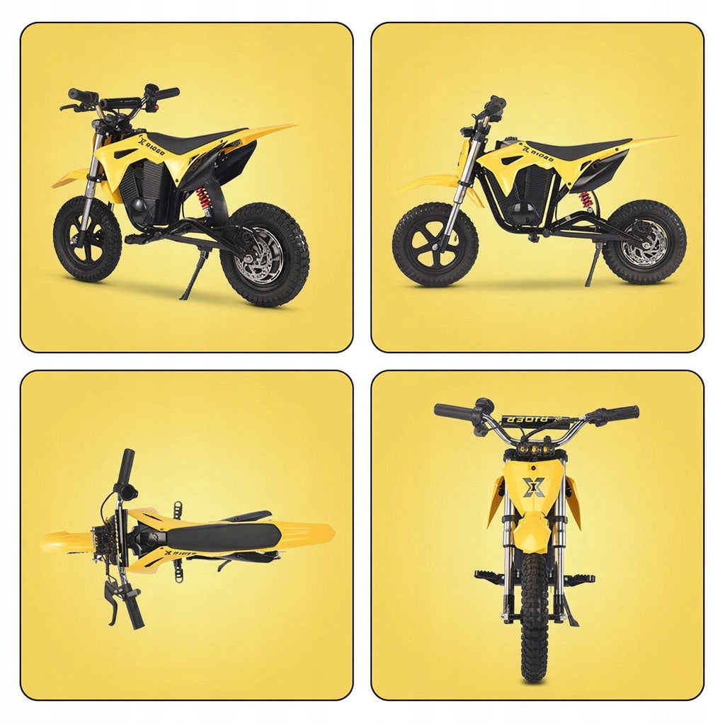 ELECTRIC MOTOR FOR CHILDREN YELLOW MINI CROSS Packaging status original