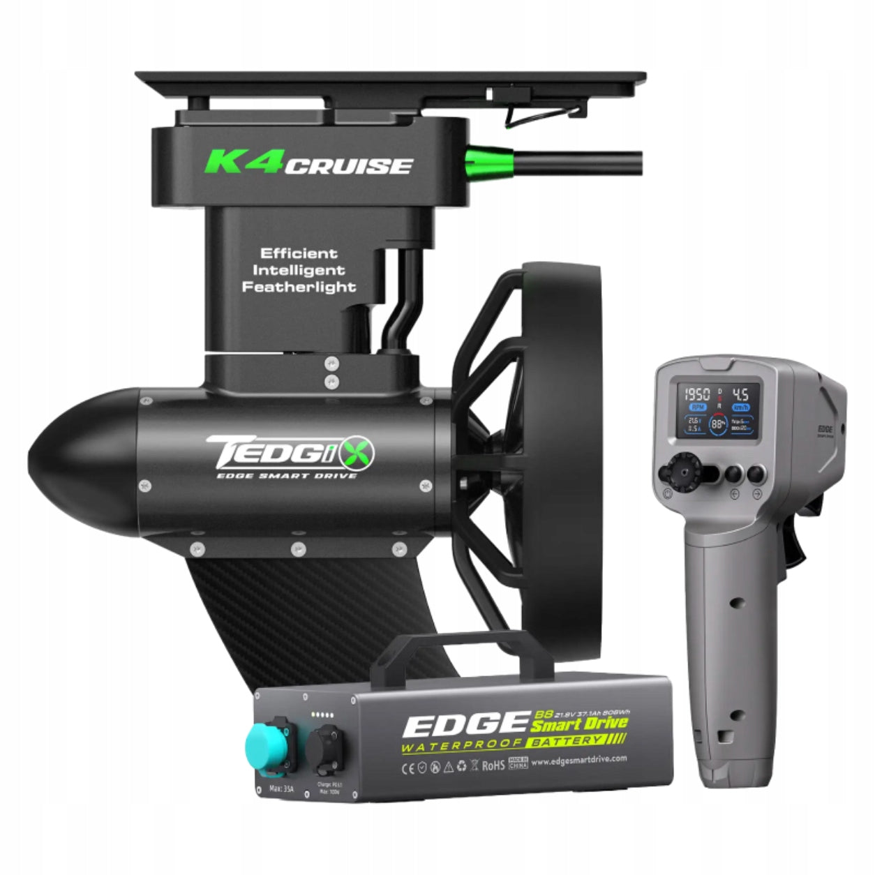 ELECTRIC MOTOR Tedgix K4 Cruise SUP KAYAK 400W B8 808Wh PILOT