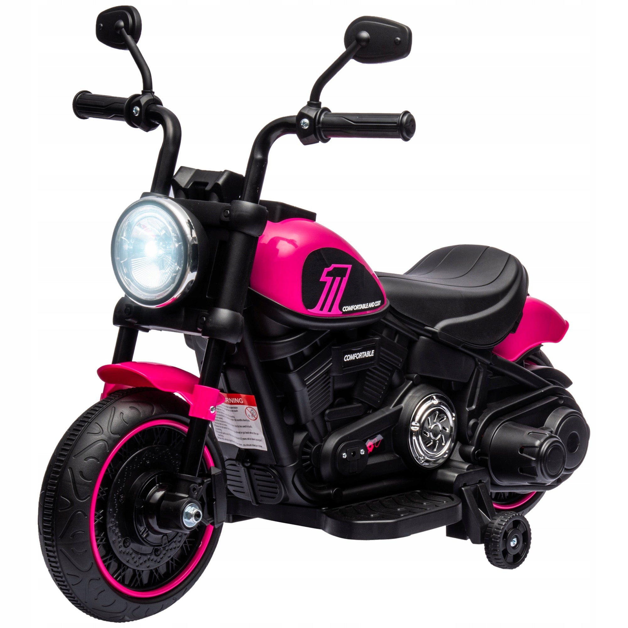 ELECTRIC MOTORCYCLE FOR CHILDREN WITH LED SIDE WHEELS EAN (GTIN) 4255633537775