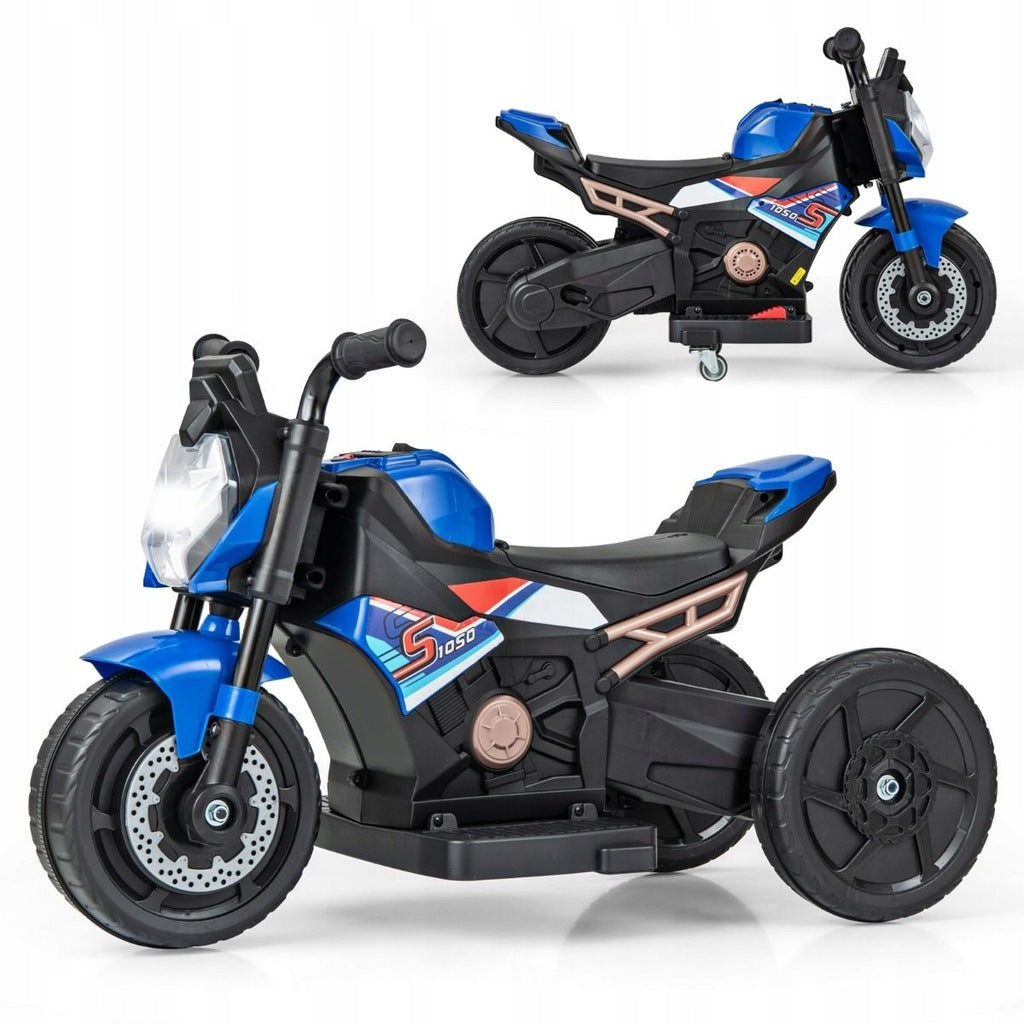 ELECTRIC MOTORCYCLE FOR KIDS EQUESTRIAN BATTERY MINI 2 IN 1 MUSIC LIGHT Maximum speed 3 km/h