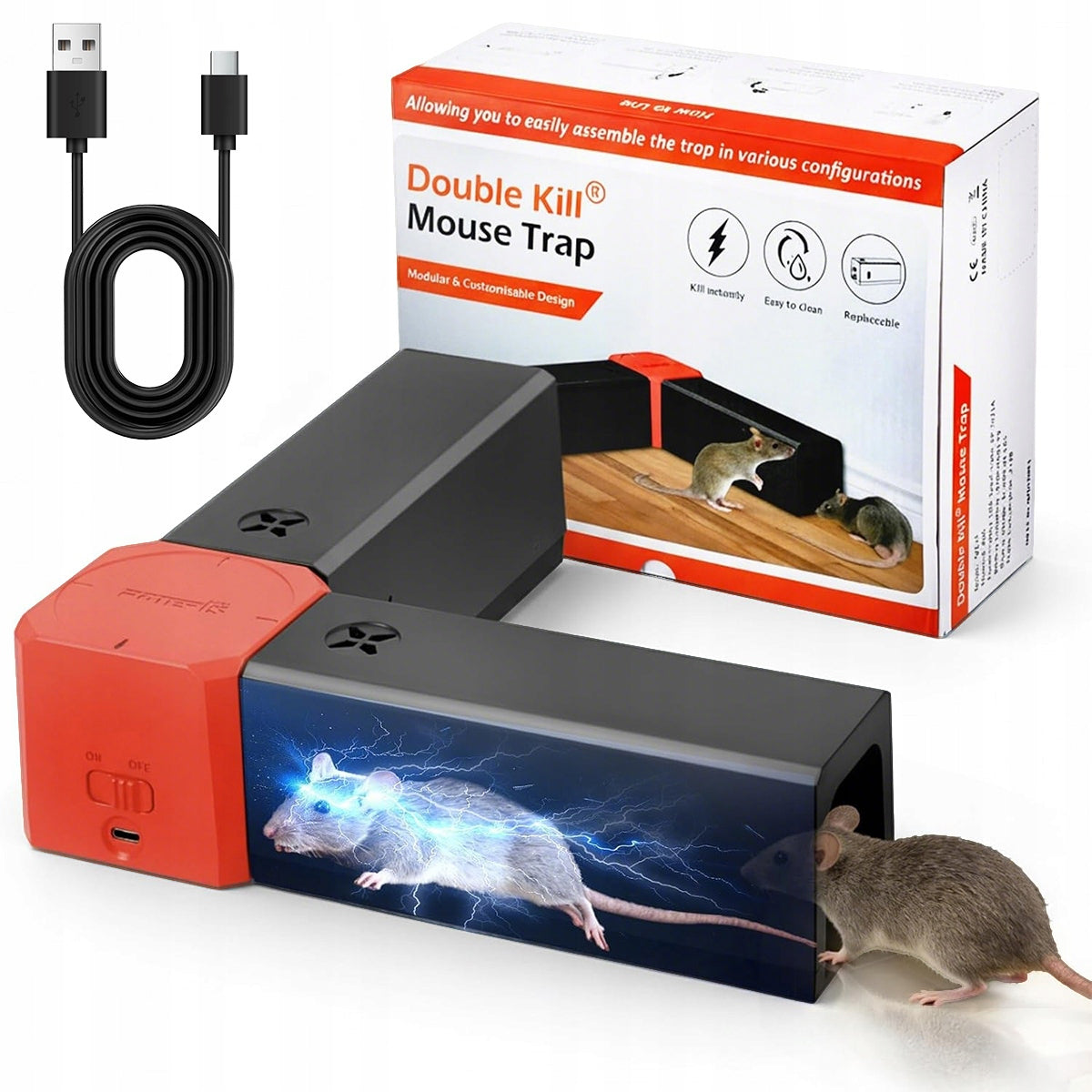 ELECTRIC MOUSETRAP RATS HIGH VOLTAGE ELECTRIC SHOCK Brand no brand
