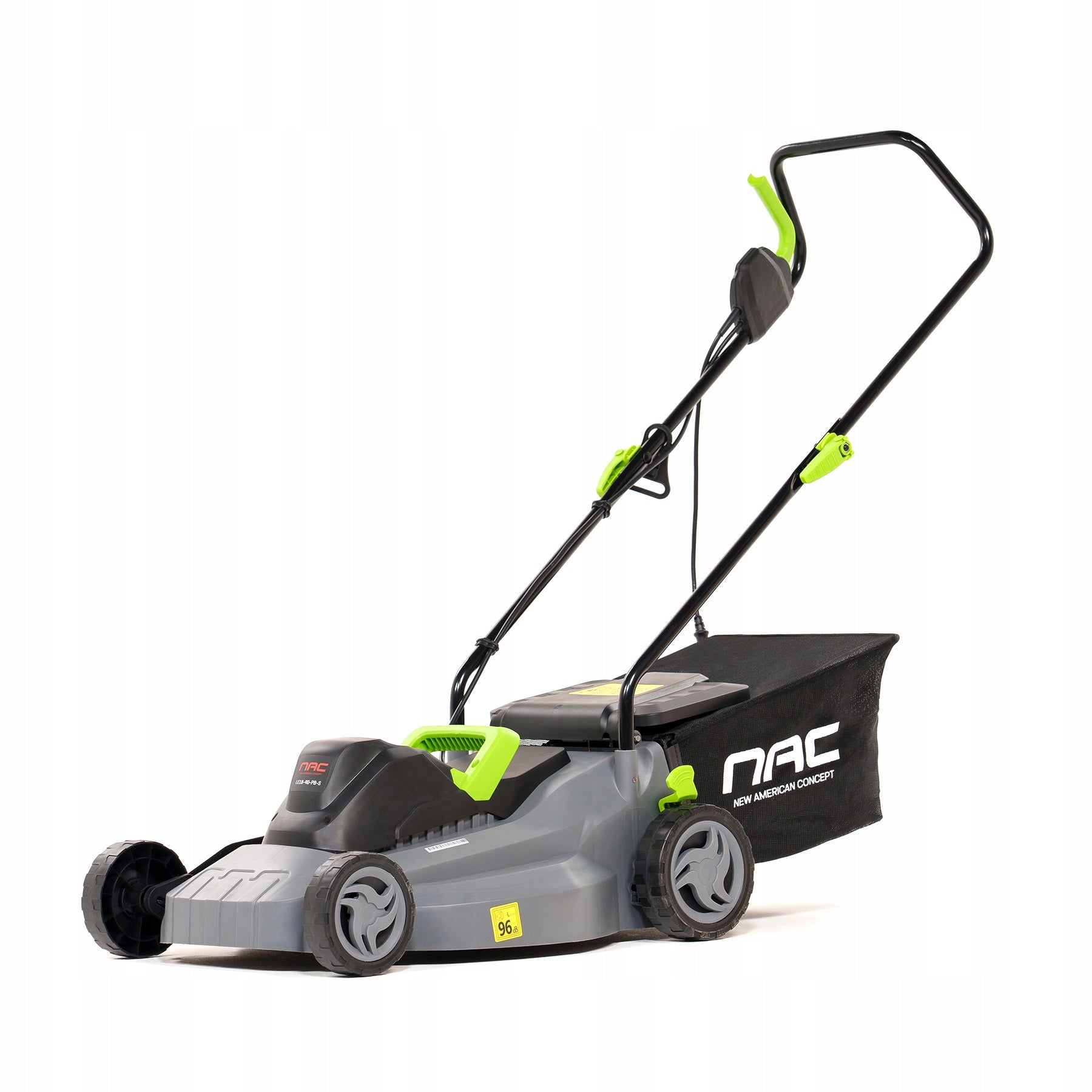 ELECTRIC MOWER NAC 1800W 40CM BASKET 30L LIGHT REAR EJECTION AND FOR BASKET Brand NAC