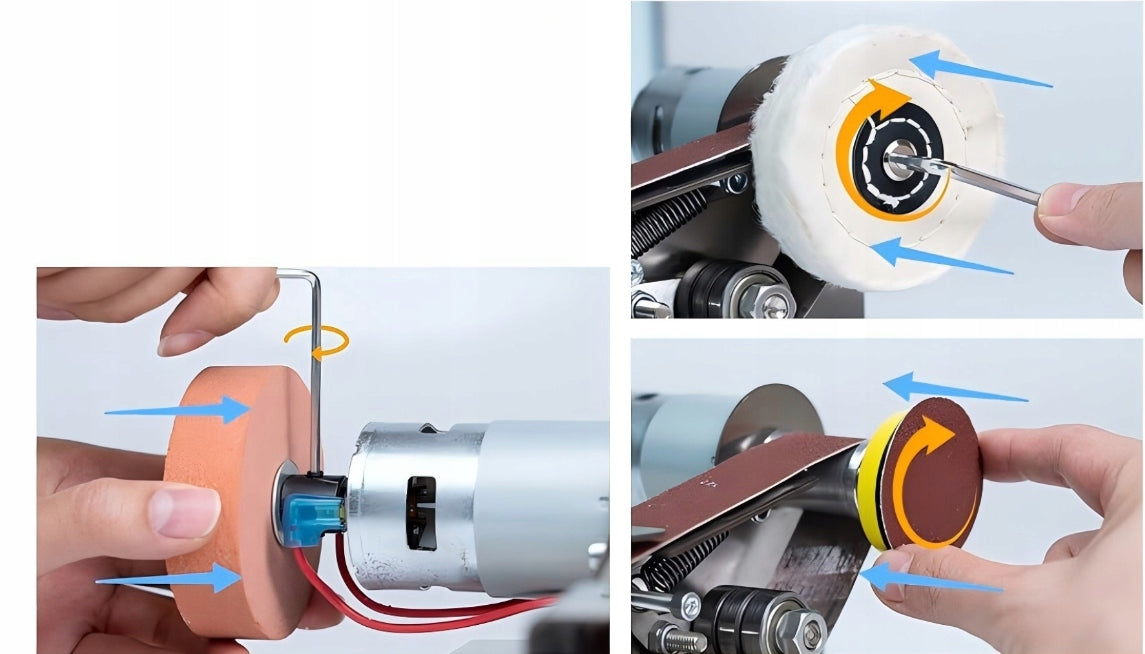 ELECTRIC MULTIFUNCTIONAL METAL TABLE BELT SANDER KNIFE SHARPENER Brand no brand