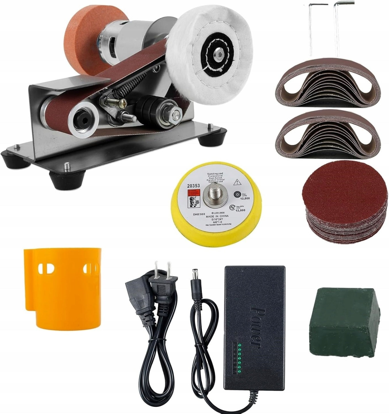 ELECTRIC MULTIFUNCTIONAL METAL TABLE BELT SANDER KNIFE SHARPENER