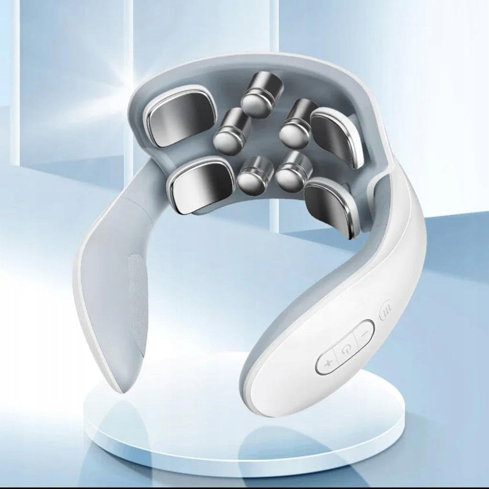 ELECTRIC NECK MASSAGE DEVICE WITH HEAT, 15 INTENSITY LEVELS Packaging status original