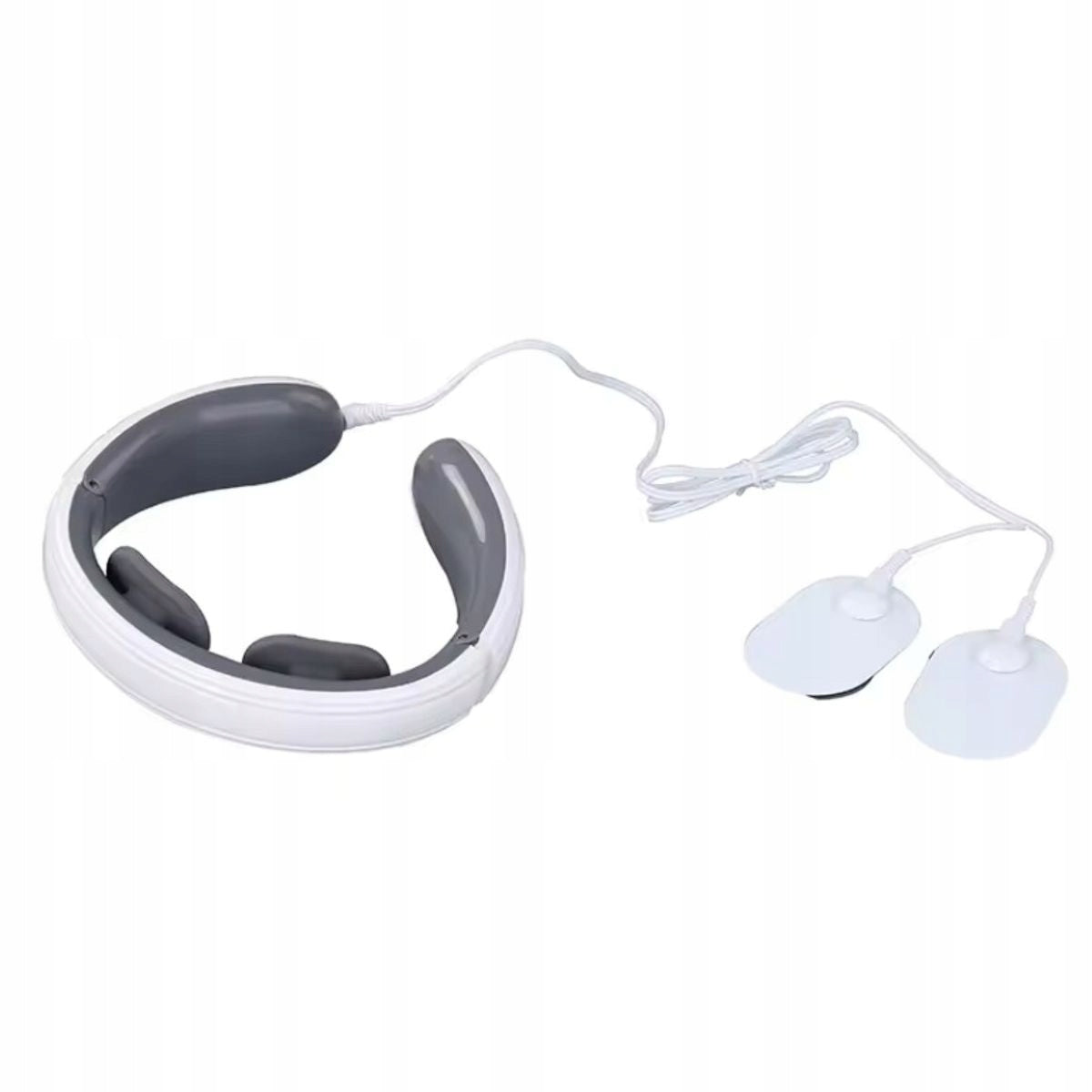 ELECTRIC NECK MASSAGER - WHITE0-GREY