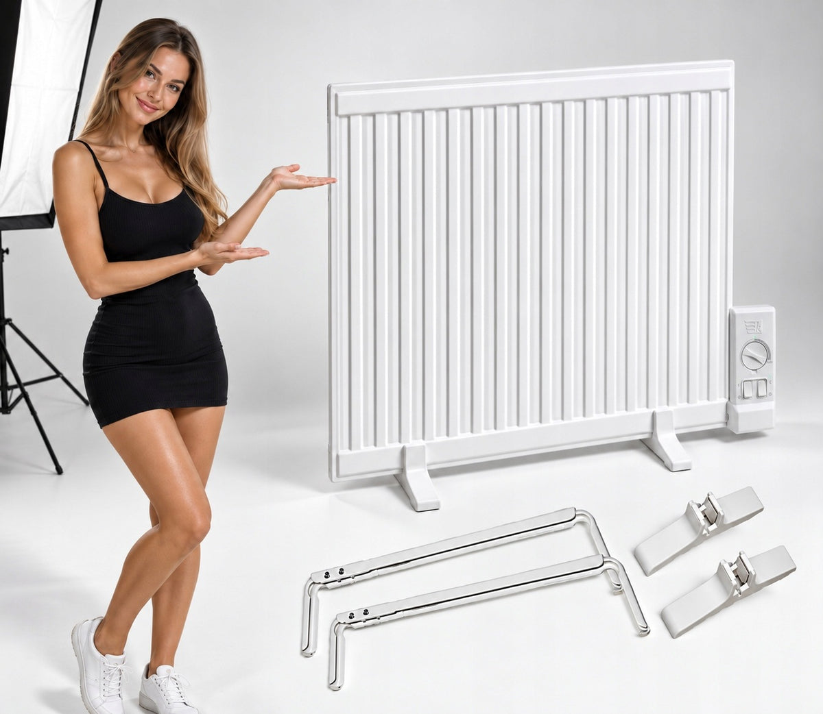 ELECTRIC OIL PANEL HEATER 1500W ECO GW Packaging status original