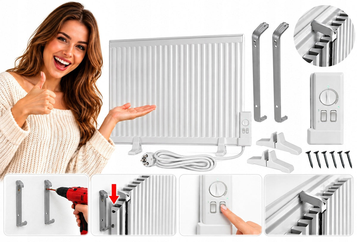 ELECTRIC OIL PANEL HEATER 1500W ECO GW