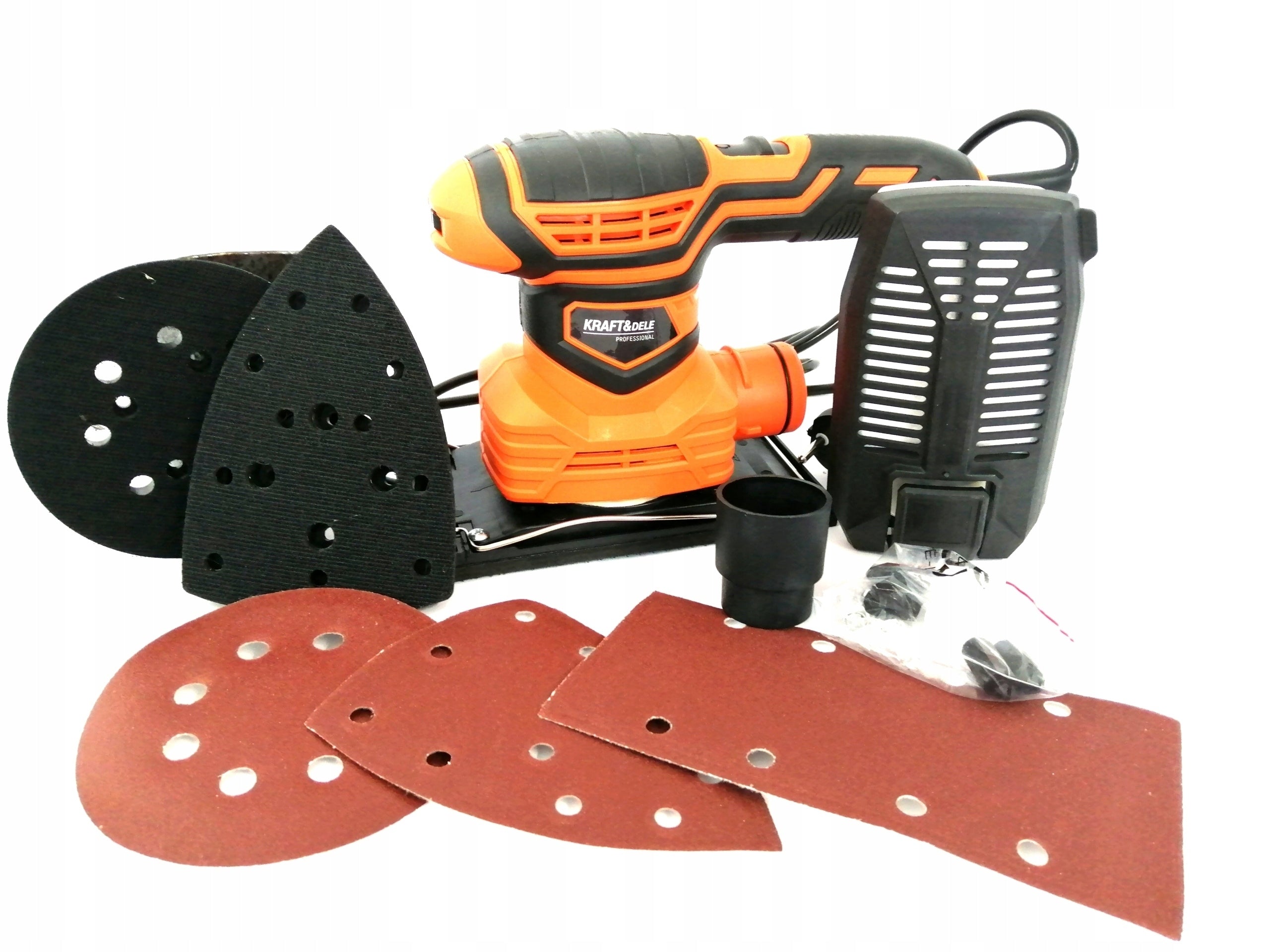 ELECTRIC OSCILLATING ECCENTRIC GRINDER ADJUSTABLE 3in1 1200W KRAFT