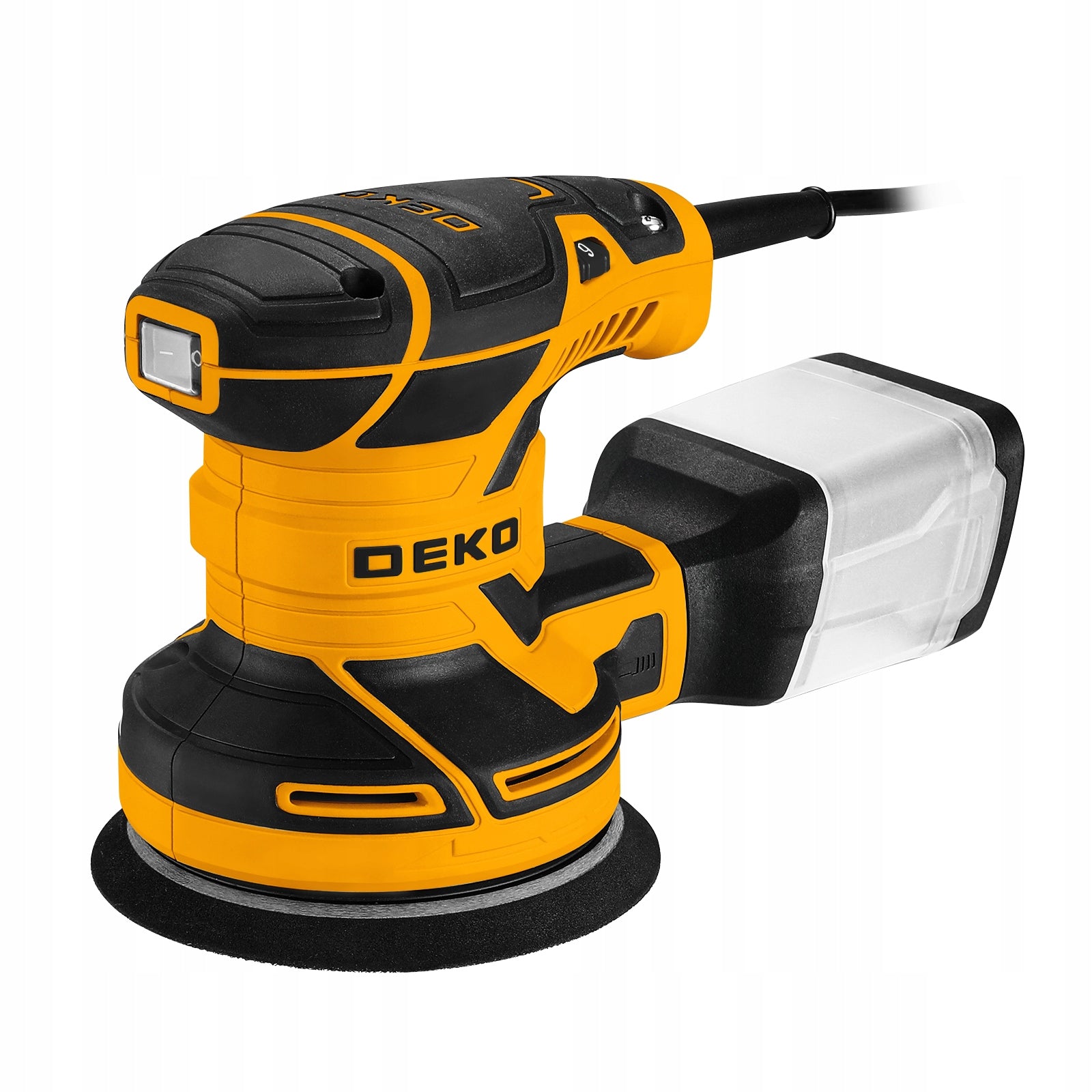 ELECTRIC OSCILLATING ECCENTRIC GRINDER WITH ADJUSTABLE ABRASIVE DISCS Manufacturer code DKOS32XL125
