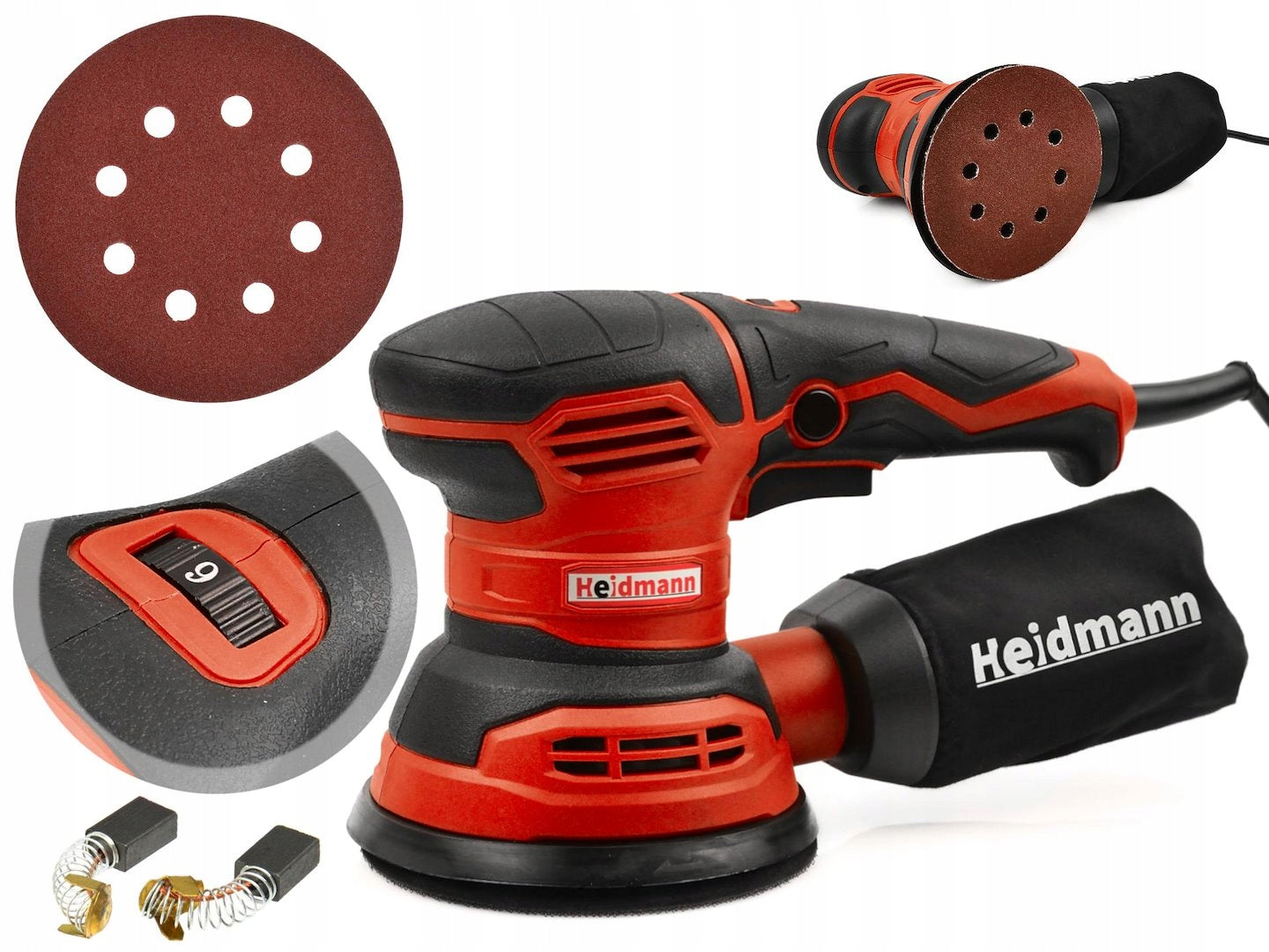 ELECTRIC OSCILLATING ECCENTRIC GRINDER WITH ADJUSTABLE