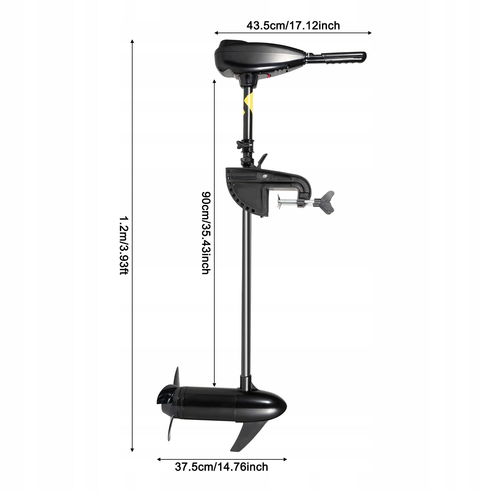 ELECTRIC OUTBOARD ENGINE 12V 80LBS LOAD 5 GEARS FORWARD, 3 GEARS REVERSE Manufacturer code 0942939