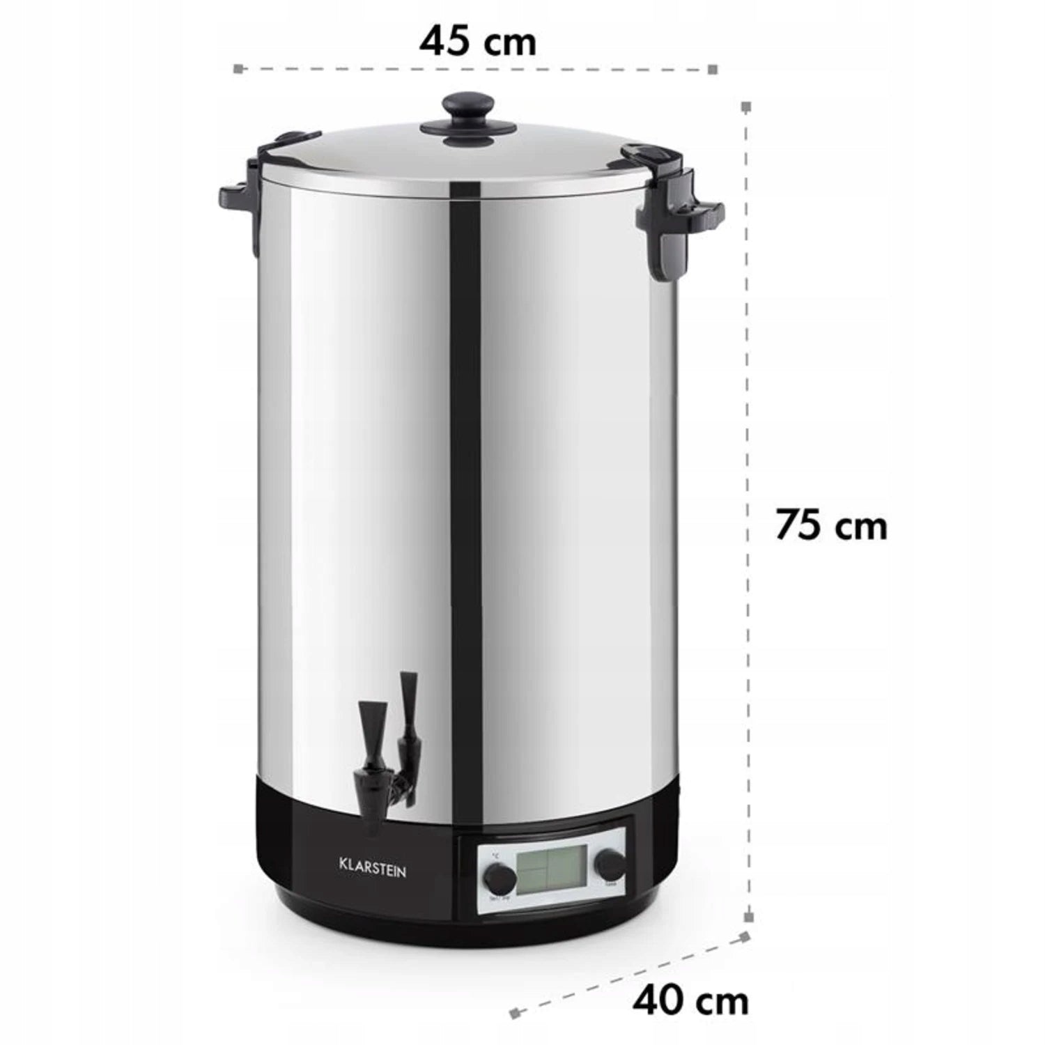 ELECTRIC PASTEURIZATION POT WITH DISPENSER BREWER KLARSTEIN 60L 2500W Brand Klarstein