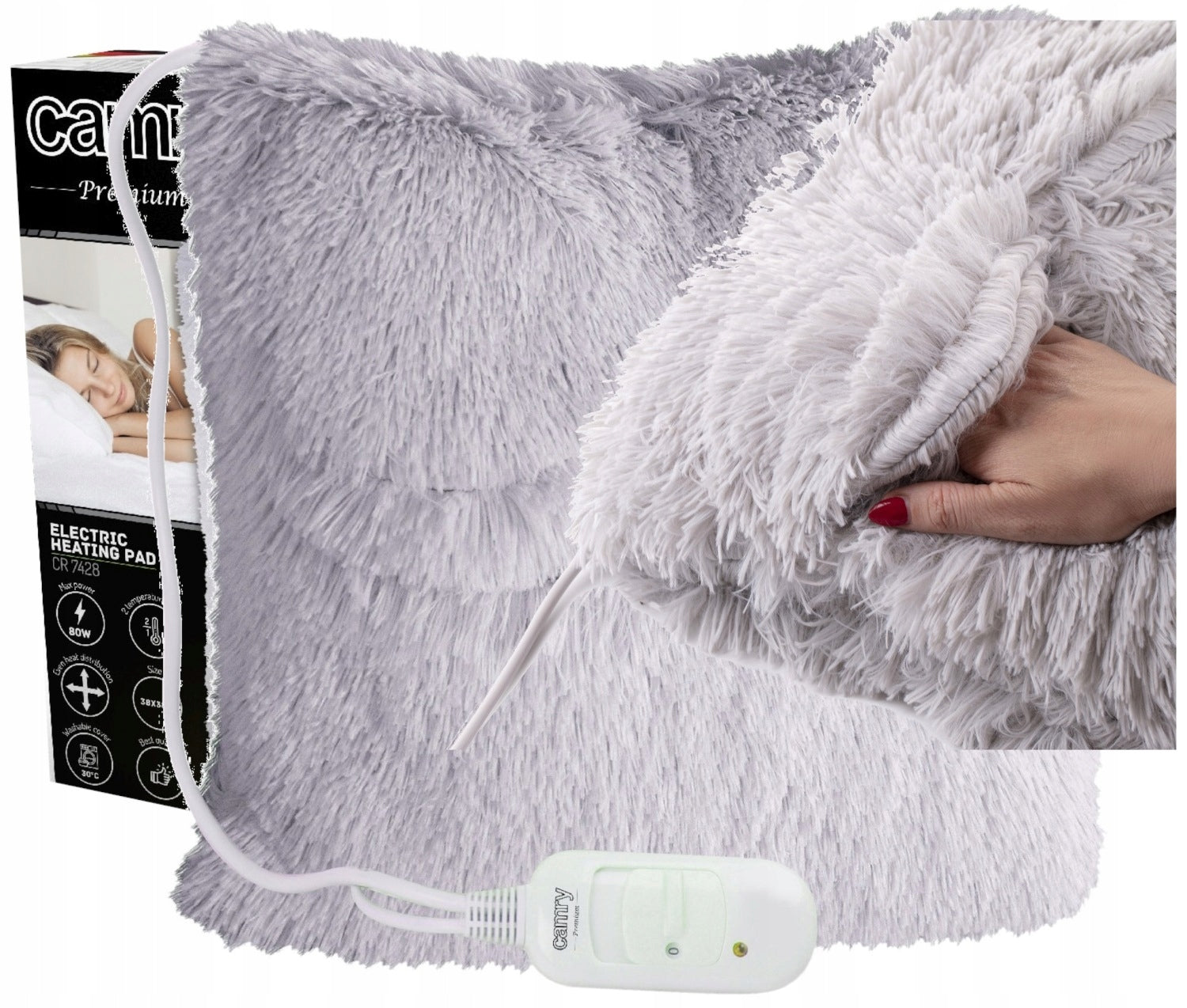 ELECTRIC PILLOW Blanket Electric Mat Warming Pad 38x38cm